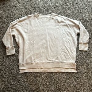 Aerie tan oversized sweatshirt